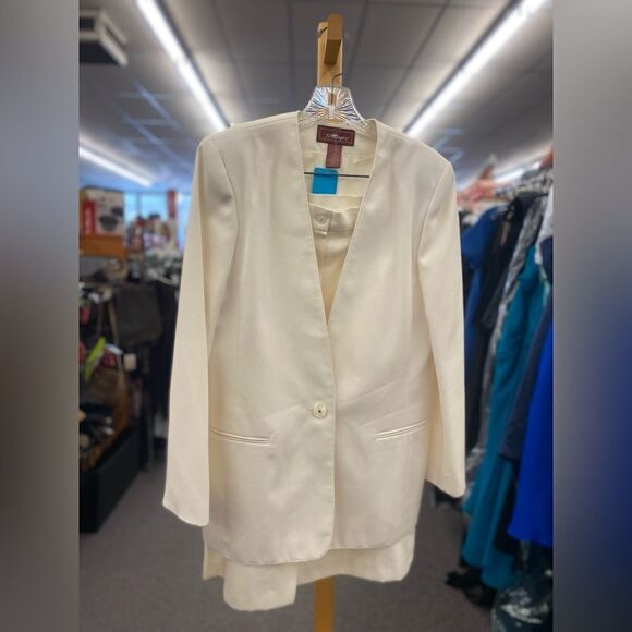 Worthington Sz 12/14 Ivory Suit - Picture 1 of 4